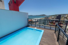 476 - Cobertura de luxo com vista mar em Bombas